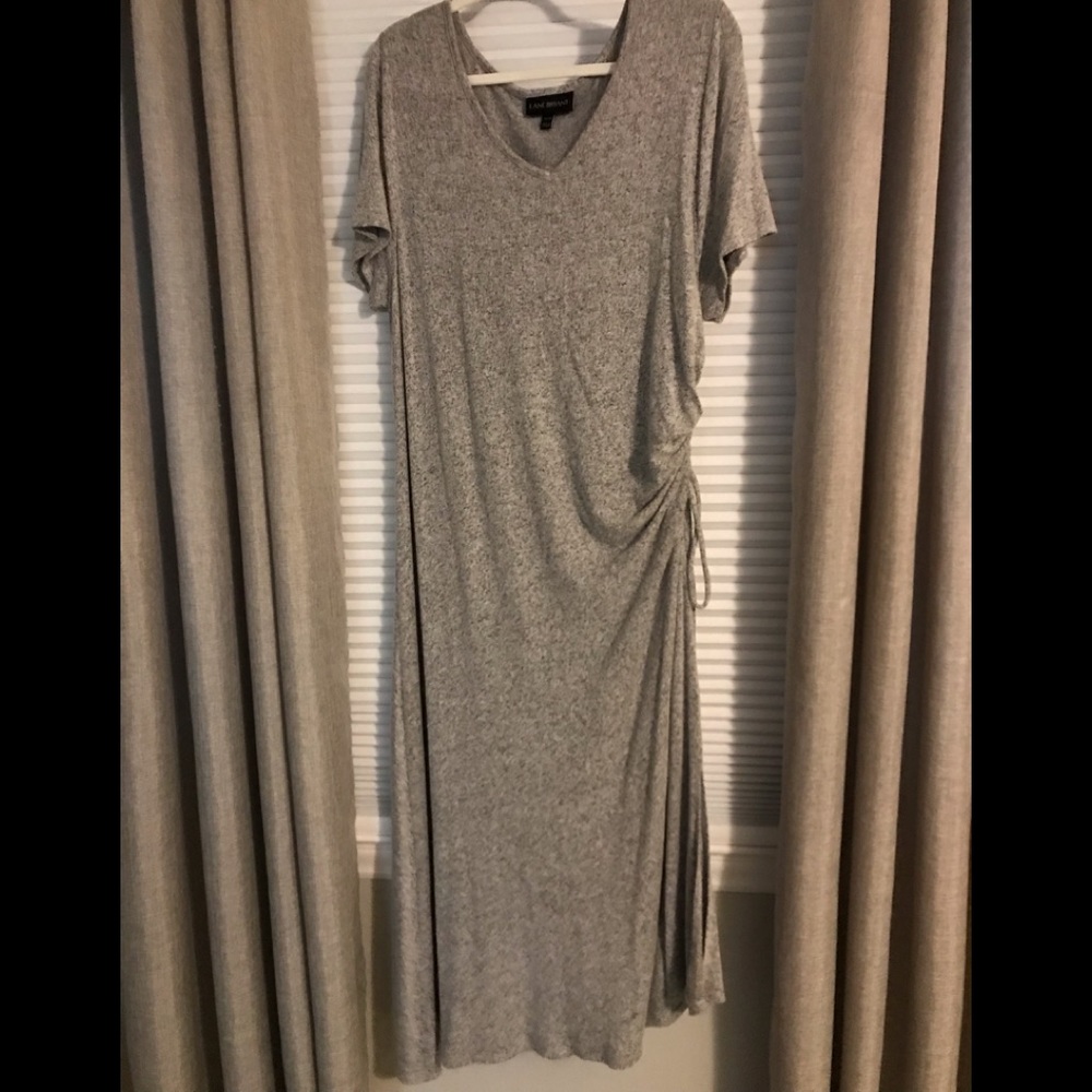 Lane Bryant 18/20 Maxi-Style Ruched Side Dress